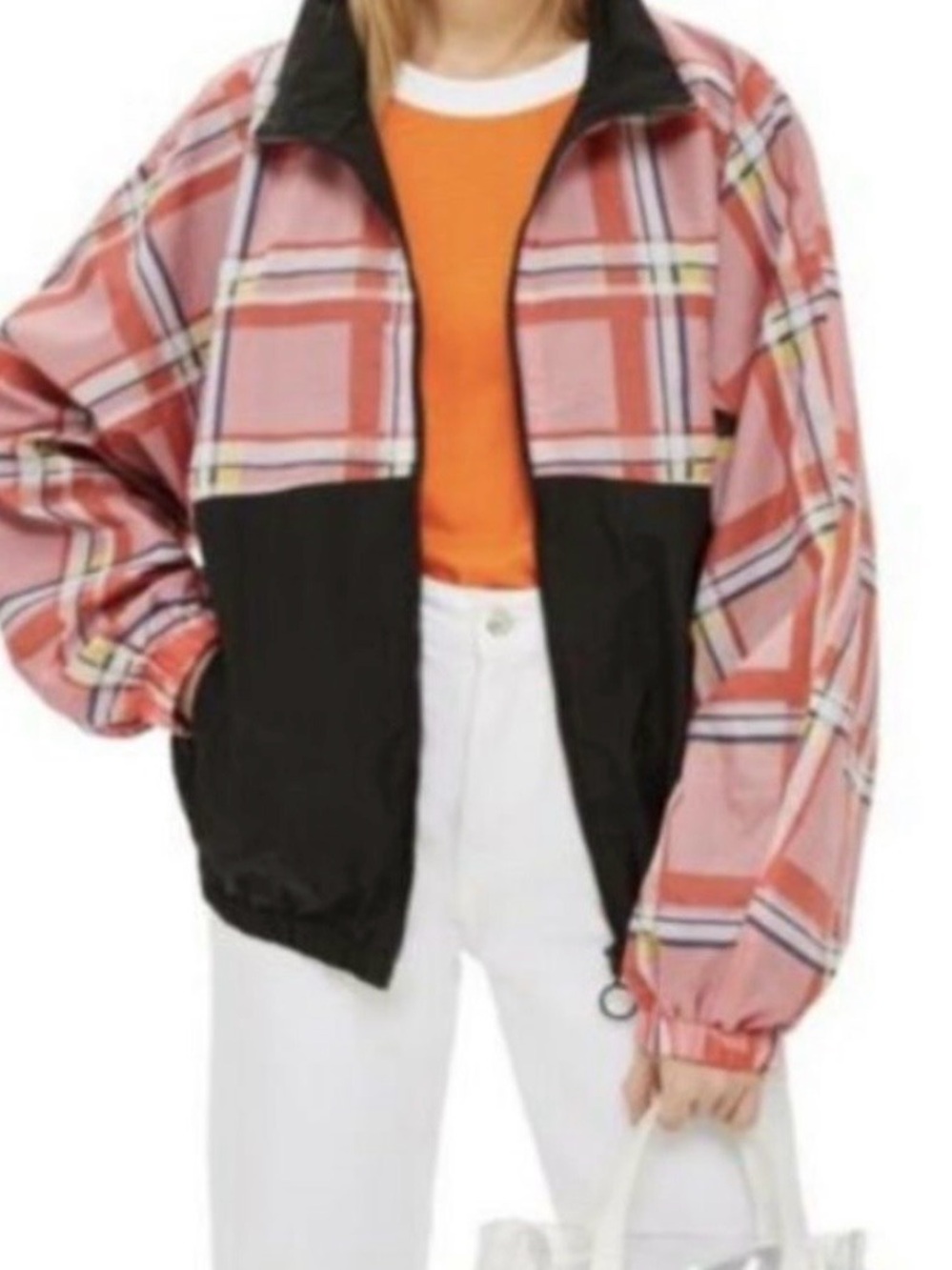 Topshop Black Lined Jacket - Picture 1 of 7